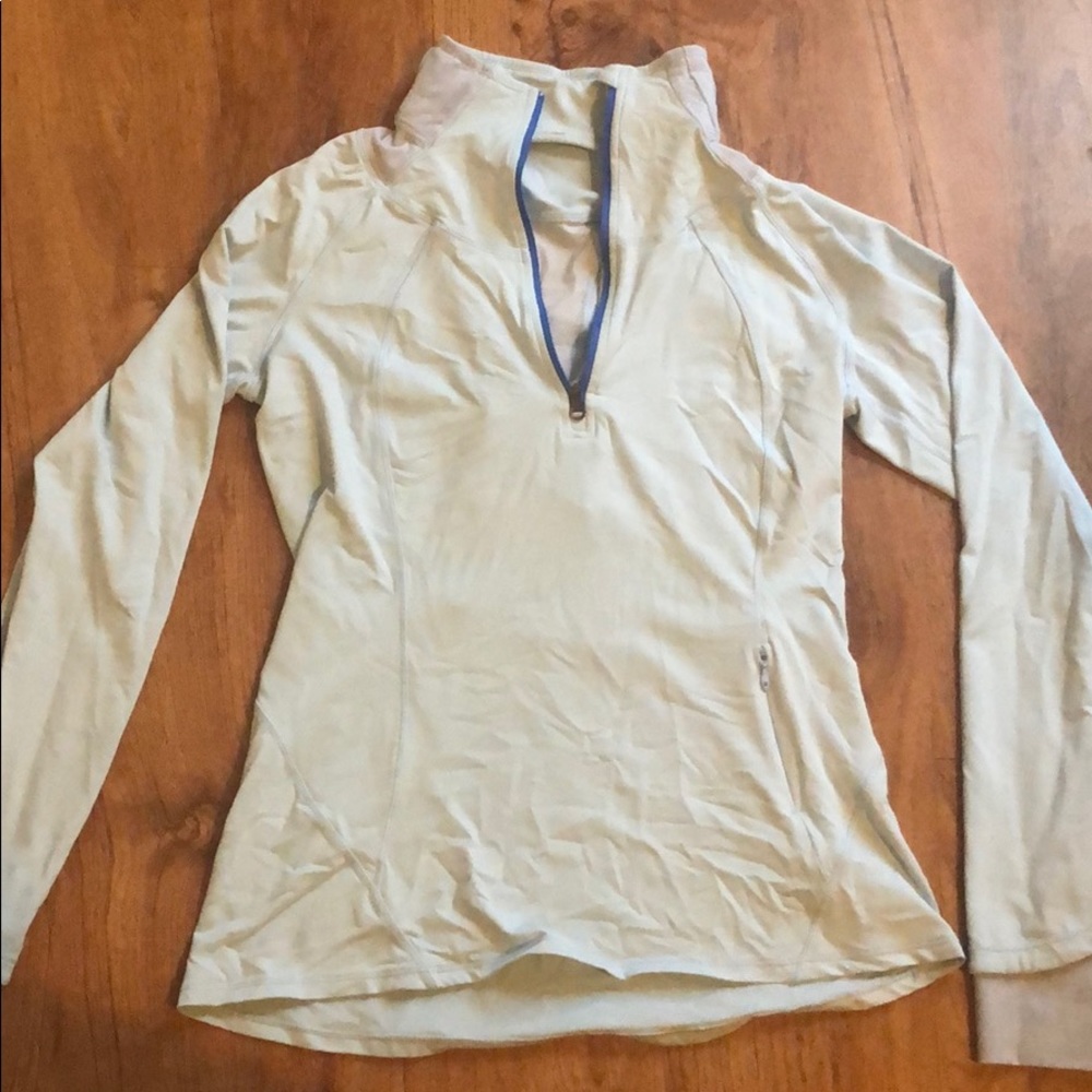 Lululemon, halfzip pullover running jacket